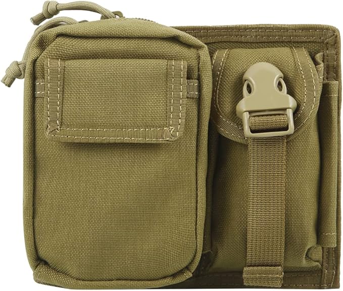 Tactical EDC Pouch Molle Belt Waist Gadget Tool Bag Compact Utility Pouch 1000D Nylon