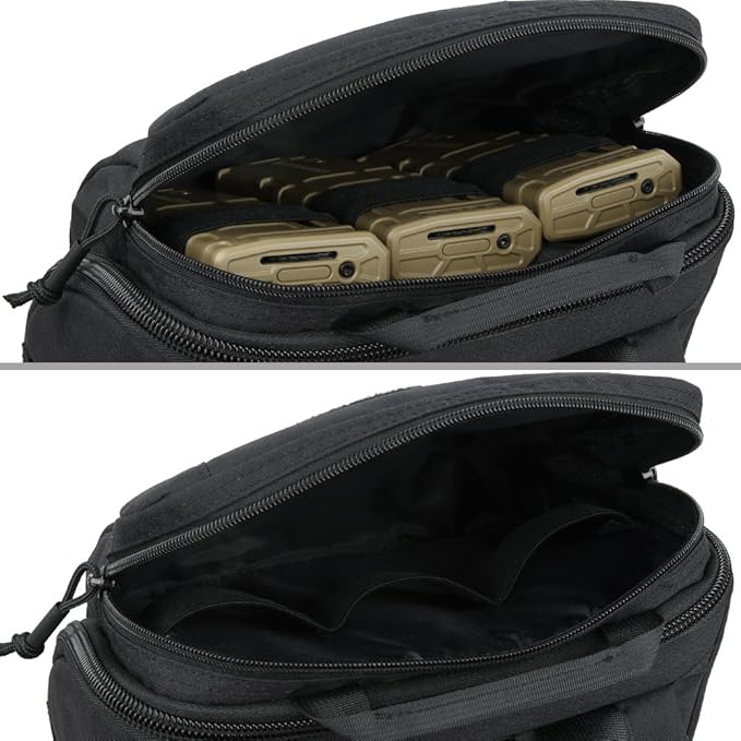 EXCELLENT ELITE SPANKER Medical Backpack Tactical Knapsack Outdoor Rucksack Camping Survival First Aid Backpack（Black）