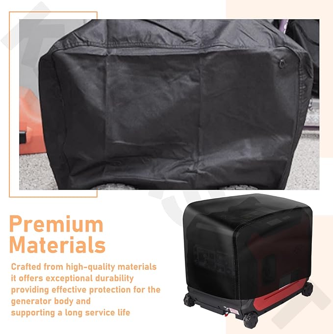 BLACK Generator Cover for Cum-mins Onan P4500i Inverter Only 1 Pack Cover 24 x 18 x 20