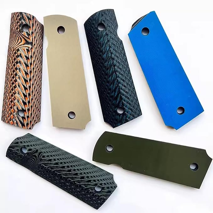 Knife Handle Resin Material With Screws Used For Various Cutting Tools(Orange)