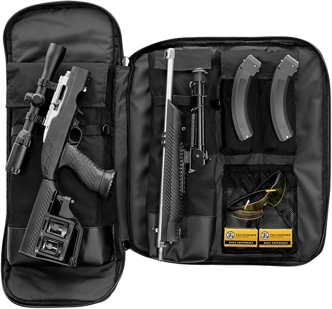 Copper Basin Takedown Firearm Backpack Discrete Takedown &amp Compact Firearm Storage Pack Black/Gray Black