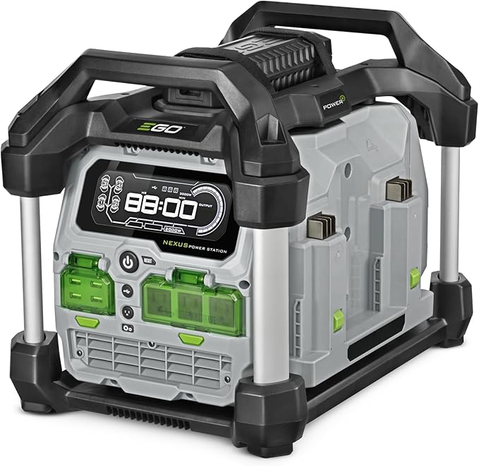 EGO POWER+ Portable Power Station 3000W Battery Powered Inverter Generator for Home and Outdoor Battery and Charger Not Included - PST3040