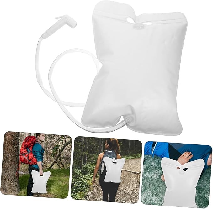 SHERCHPRY Portable Camping Shower Bag Lightweight Water Bag with Showerhead for Easy Use for Hiking Outdoor Activities and Emergency Water Supply