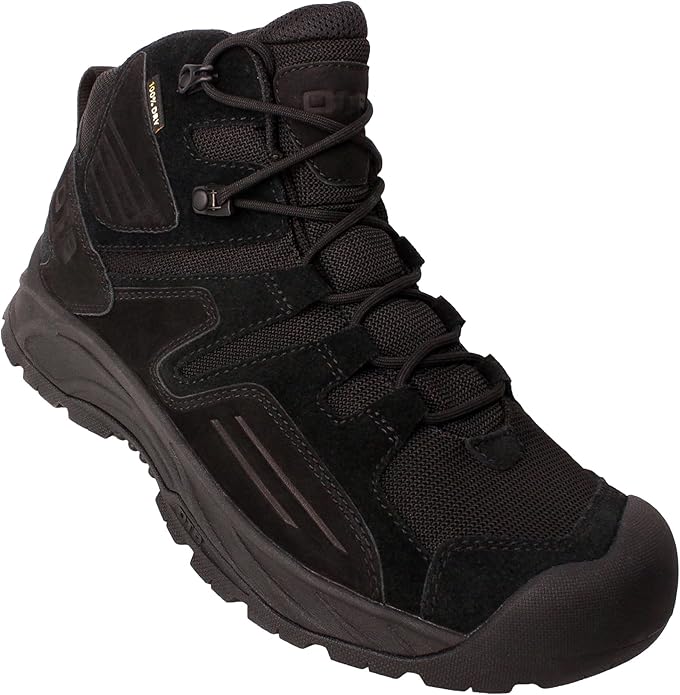 OTB Incline Mid Tactical Boots – Waterproof 6” Lightweight Work Boots with GRIP-STIK Rubber Outsole with Fast Rope Guard