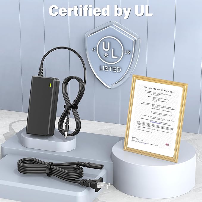 15V Charger for 4Patriots Patriot Power Sidekick 810026143830 D320 299Wh Portable Power Station 300W Mini Solar Generator LifePO4 Battery FY0631503200 Power Supply Cord Perfeidy