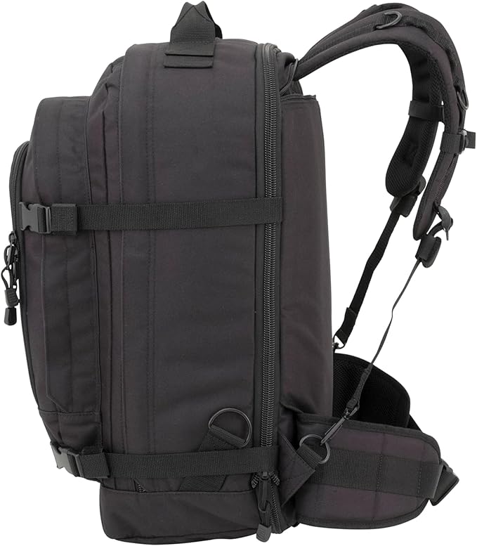 Tactical Bugout Backpack With Hydration Pack Survival Ready Pack Black Emergency Go Bag Outdoor Hiking Camping