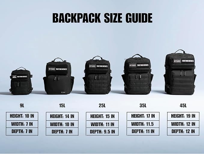 WOLFpak 9L Mini Tactical Backpack (Red Wolf) | Compact Small Everyday Carry Bag for Gym School Travel | Durable Water-Resistant Daypack with Molle System and Patch Panel