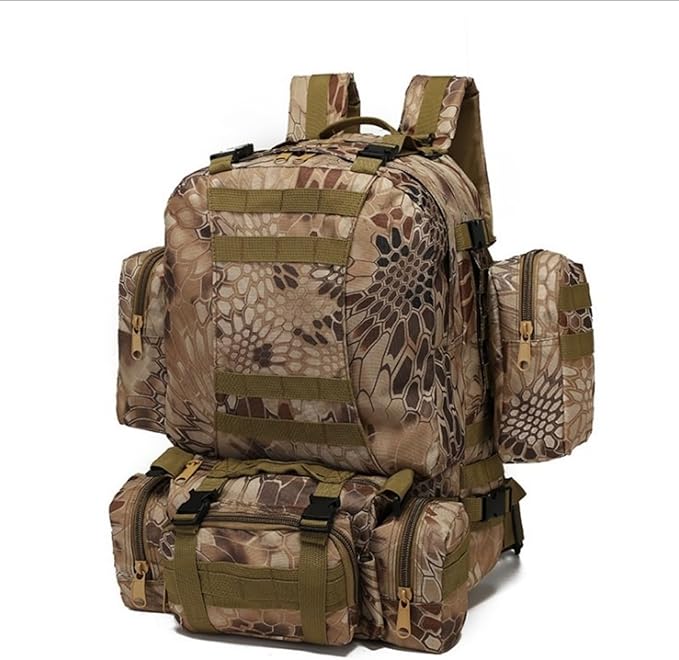 Outdoor Oxford cloth backpack hiking tactical bag hiking combo backpack men's camping travel bag