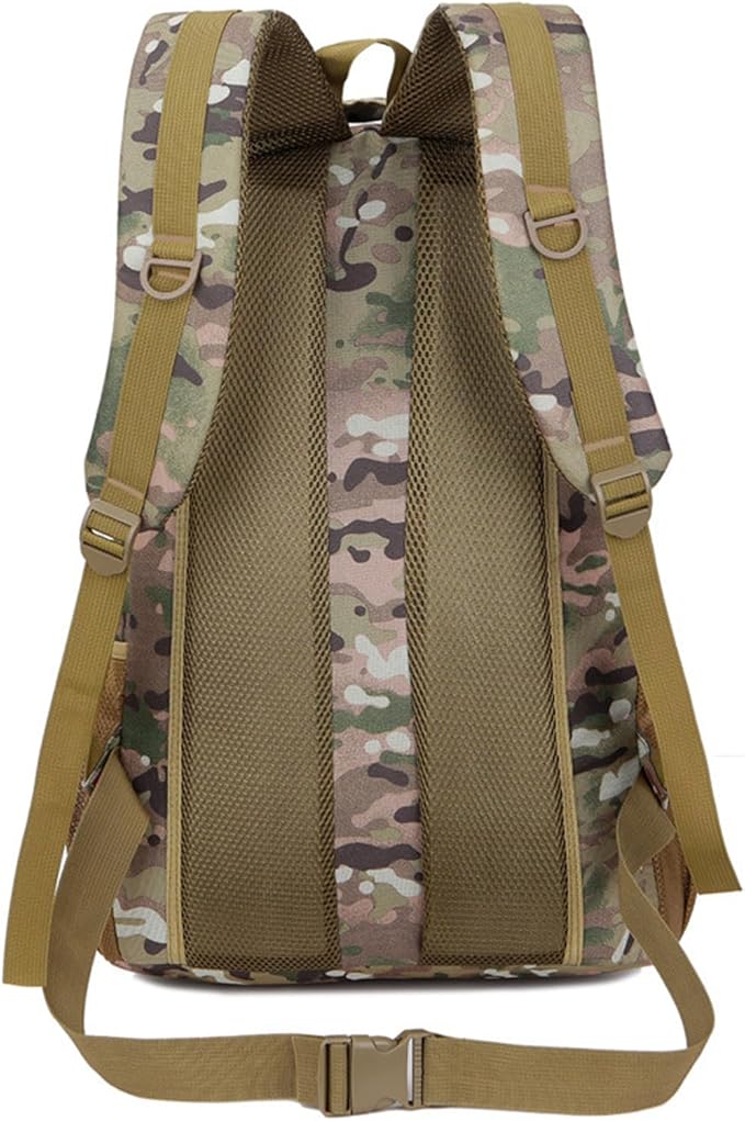 50L Tactical Backpack Outdoor Mountaineering Travel Backpack for Men and Women Large Capacity Camouflage Backpack (City Camouflage)