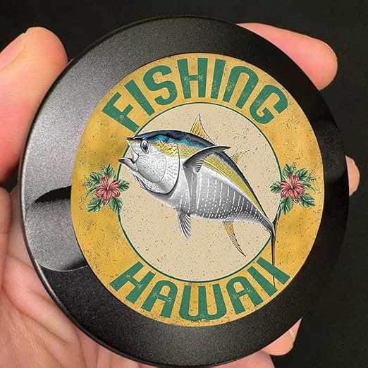 Metal Zyn Container - Metal Zyn Holder - Zyn Metal Can - Metal Container for Zyn Holder - Metal Zyn Pouch Cans - Smell Proof Container for Zyn - Metal Zyn Pouch - Yellow Fin Tuna Fishing Hawaii