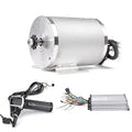 Electric Brushless DC Motor Complete Kit 48V 2000W 4300RPM High Speed Motor with 33A 15 Mosfet Controller Power Display LCD Throttle Electric Scooter Bicycle Motorcycle Mid Drive Motor DIY Part