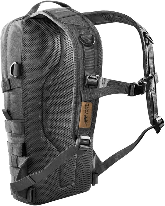 Tasmanian Tiger Essential Pack MKII Tactical Backpack - Molle System Equipped - Adjustable Sizing with 9-Liter Capacity Titan Grey