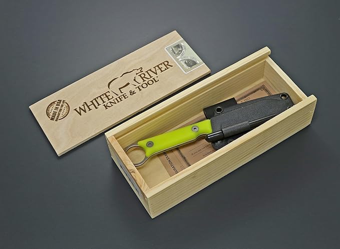 White River FIRECRAFT FC3.5 Fixed Blade Knife HI-VIS S35VN Steel