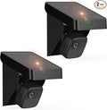 Solar Panel for Blink Outdoor 4 (4th Gen)/XT3/XT2/XT Cameras - IP67 Weatherproof with 3300mAh Extended Battery Adjustable Angle Mount for Optimal SunWireless Security Power (Black2 2 Pack)