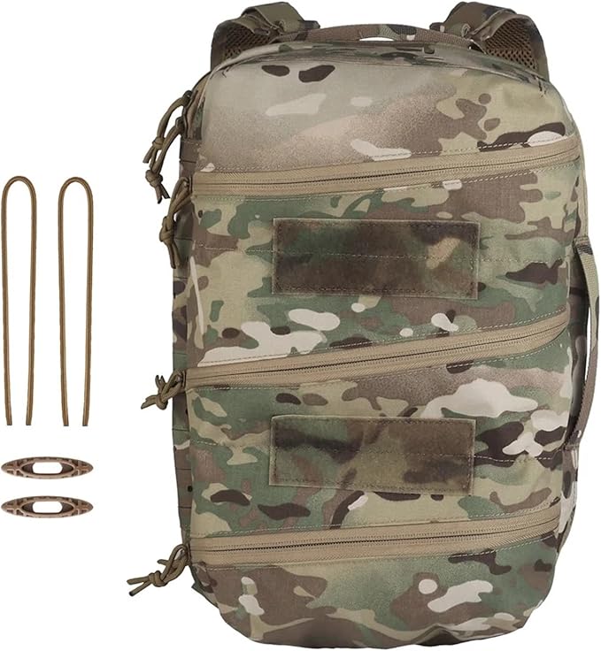 Bag Tactical Compact Assault Medical Backpack Outdoor Hunting Fishing Camping Motorcycle Multipurpose Back Panel(MC)