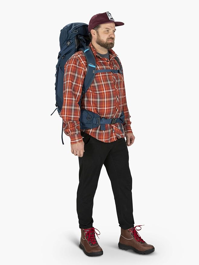 Osprey Kestrel 38L Men's Backpacking Backpack Atlas Blue S/M
