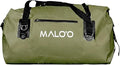 Malo’o Waterproof Dry Duffel Heavy-Duty Roll Top Waterproof Gear Bag with Shoulder Strap &amp Molle Loops Marine Duffel for Kayaking Boating Camping Beach &amp Travel Dark Green 40L