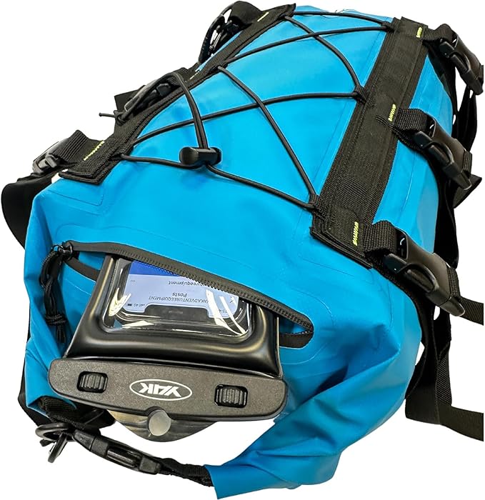 Yak Waterproof Kayak Deck Bag - 20 LTR - Blue
