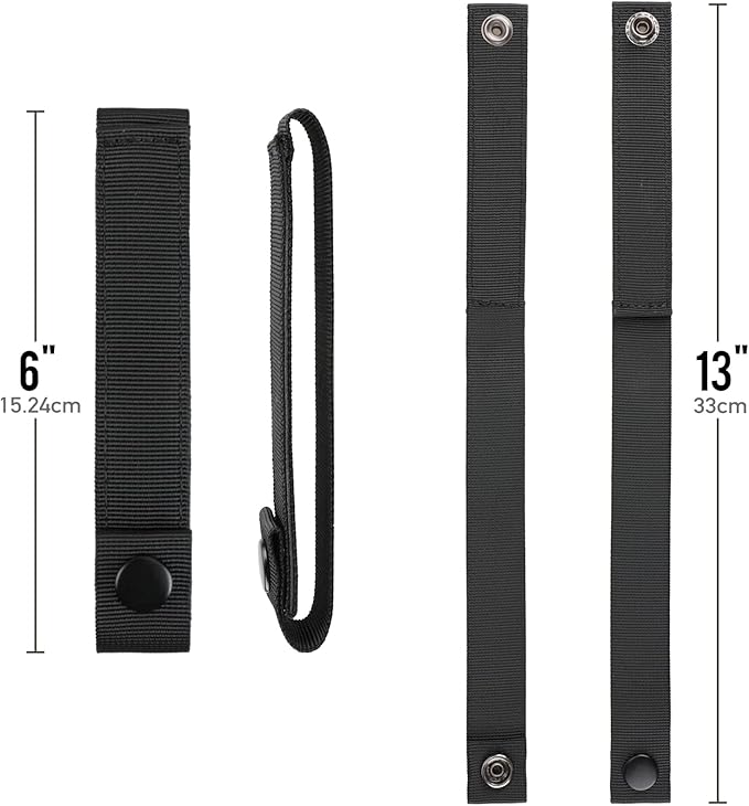 WYNEX Tactical Admin Pouch Utility EDC Organizer - Large Capacity 6 Inch MOLLE Strap With Webbing