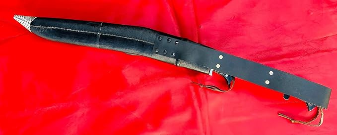 21 Inch Hand Forged 2 Fuller Siru Sword/Shot Knife Custom Khukuri Leaf Spring of Truck Fixed Blade Razor Sharp Ready to Use Kukri Carbon Steel 5160