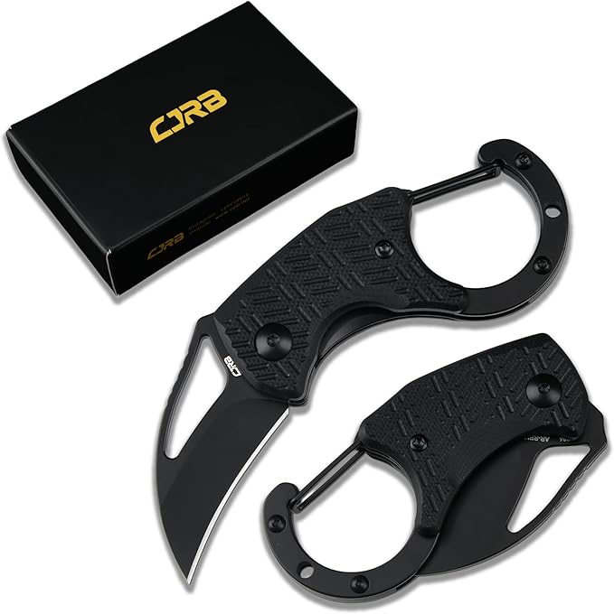 CJRB Anansi Small Pocket Knife 1.61'' AR-RPM9 Steel G10 Handle Folding Knives EDC for Men(1964)