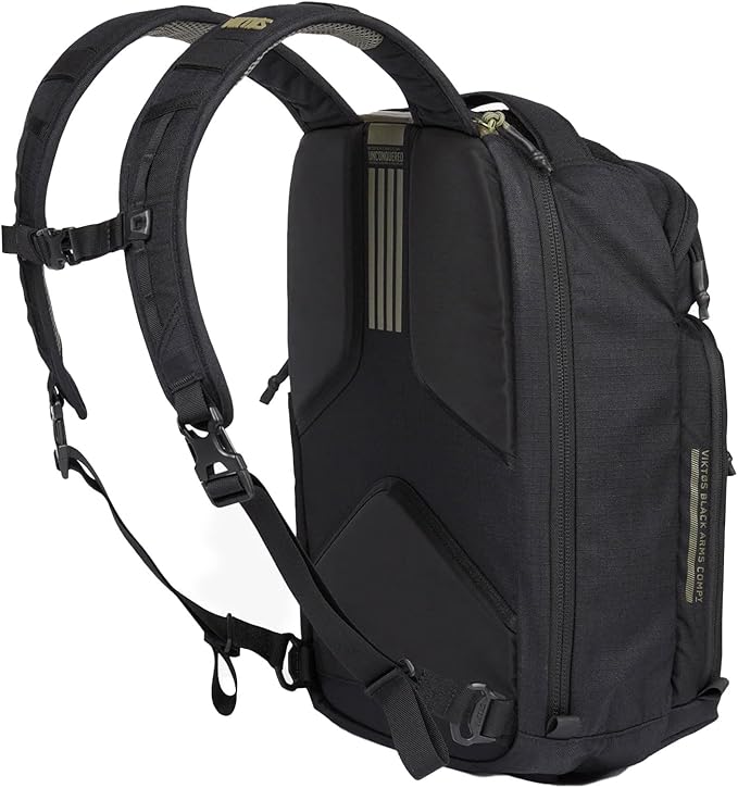VIKTOS Perimeter 25 Liter Durable Tactical Waterproof Aluminum Reinforcement Sheet Outdoor EDC Backpack with 15 Laptop Compartment Nightfjall