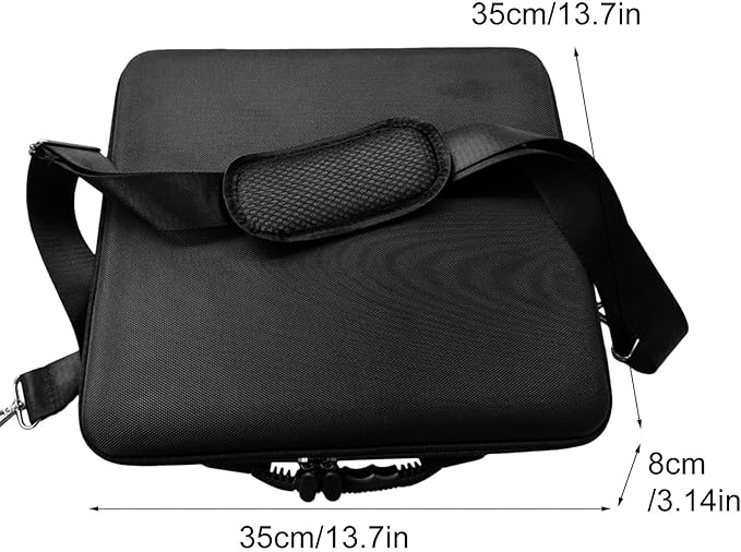 Pool Ball Case Travel Storage Organizer Box with Shoulder Strap Pool Ball Holder Storage Bag with Handle for Club Tournaments