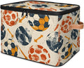 Storage Bins with Lids Soccers Print Storage Basket Clothes Organizer with Handles Closet Storage Containers for Clothing Bedding Blanket
