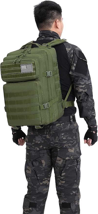 ATBP Military Tactical Molle Rucksack Backpack Large Travel Backpack Hiking Daypack Camping Hunting Backpack