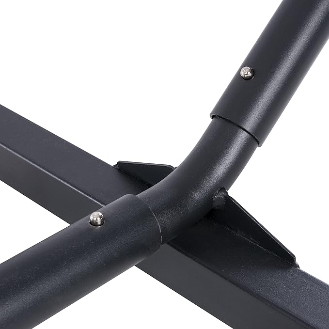 SUNCREAT 12 FT Heavy Duty Hammock Stand Portable Hammock Stand 475 lbs Capacity Black