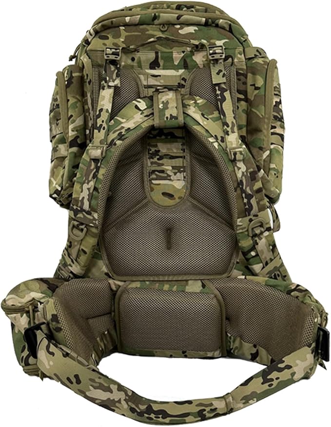 55L Tactical Backpack Large Military Backpack Versatile Assault Bag Assault Pack Molle Bag for Camping Hiking Backpacking Hunting