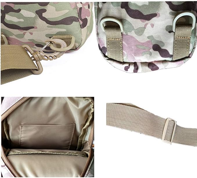 Sunnystacticalgear Outdoor Sports Hiking Sling Bag Shoulder Pack Camouflage Tactical Chest Bag - CP