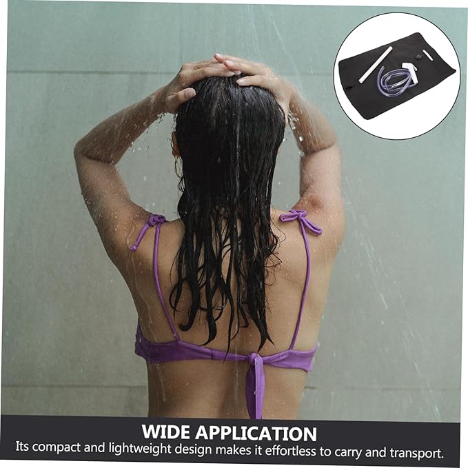 1Set Portable Camping Shower Bag Lightweight Compact Outdoor for Tent Showers for Camping Hiking Outdoor Activities Convenient Practical