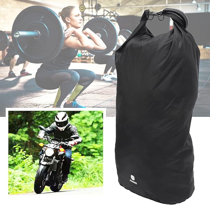 Waterproof Dry Bag 70D Nylon Lightweight Sealed Waterproof Duffel Bag with Shoulder Strap for Travel Swimming Boating Kayaking Camping and Beach