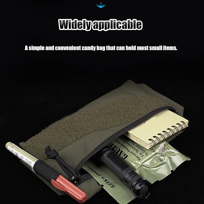 Tactical Expansion Pack Multi-Functional Accessory Pack with Loop Panel Utility for Sport Trail Running Hiking