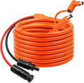 30FT Solar Panel Connectors to DC 8mm Adapter Cable 12AWG+14AWG Solar Cable Cord with DC8020/7909Compatible with Jackery AnkerGZ YetiBLUETT Portable Power StatioSolar Generator