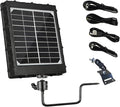 Trail &amp Game Camera Solar Power Bank Solar Charger Monocrystalline Solar Panel 3W 8000mAh Output 12V/1A 9V/1.5A 6V/2A Input 5V IP66 Waterproof Portable Outdoor Power Supply with Bracket