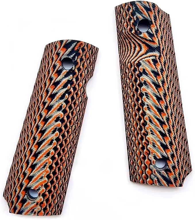 Knife Handle Resin Material With Screws Used For Various Cutting Tools(Orange)