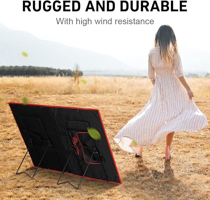 DOKIO Adjustable Tilt Solar Panel Bracket – Portable Stainless Steel Stand for Foldable Panels Quick Angle Adjustment Lightweight for RV Camping Balcony