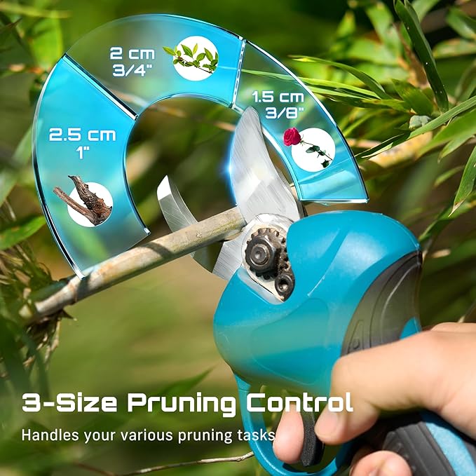 SEESII Cordless Pole Chainsaw Hedge Trimmer Pruning Shears 4000mAh Battery Powered Extendable Garden Tool Kit for Outdoor Use Electric Long Reach Saw Hedge and Grass Trimmer Pruner for Yard Care