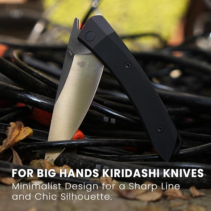 Kizer Momo Pocket Folding Knife 4.19 154CM Blade Camping Folding Knife Aluminum Handle EDC Knives for Women Men Gift V4663C1
