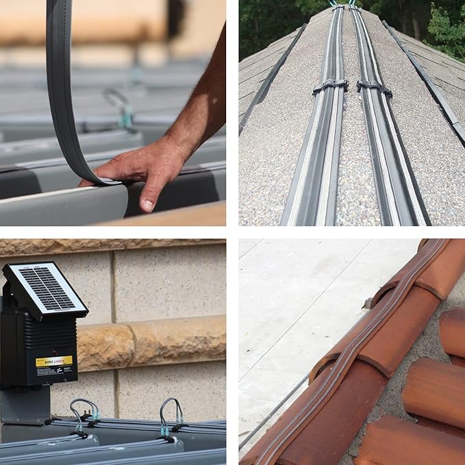 Bird Barrier Flex-Track Quick Connectors – 20pk Straight Connectors for Bird-Shock Tracks Installation – 45-Degree Electrical Wire Connectors with Male Tabs – Easy to Install and Durable
