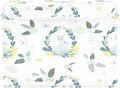 Wreath Bunny Fabric Storage Bins with Lids and HandleFoldable Storage Bins with LidsCloset Organizers for Clothes Storage Room Organization Office Storage Chest Organizer