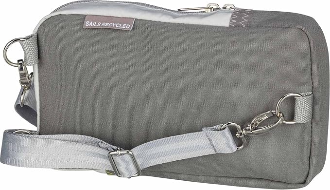 Belt Bag Nautical Grey White Number Light Grey Recycled Canvas White 22cm x 4cm x 14cm (HxBxL) White 22cm x 4cm x 14cm (HxBxL)