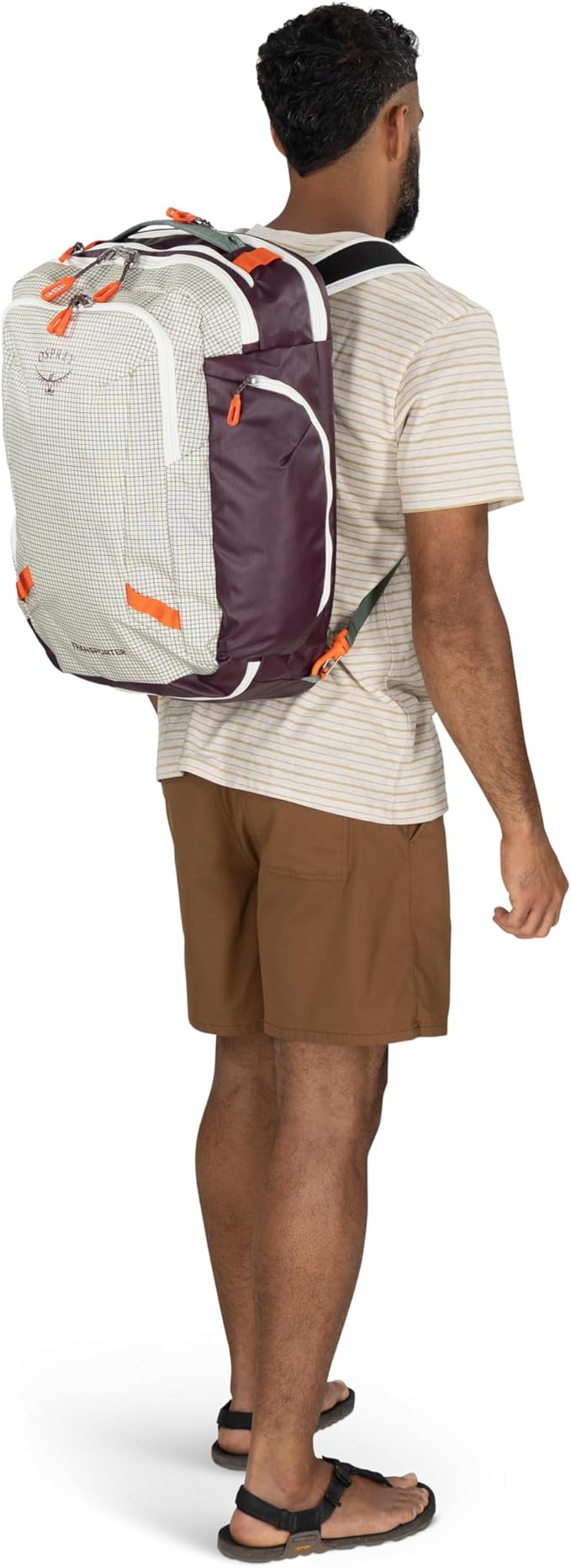 Osprey Transporter 36L Travel Pack - Carry On Backpack with Laptop Sleeve - High Storage Weekender Bag Glow Dew