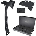 KOVA Black Thorn Hatchet - Stainless Steel 14 Overall Length 6.8 Blade G10 Handle - Lightweight &amp Durable Axe Ideal for Camping Survival and Outdoor Adventure