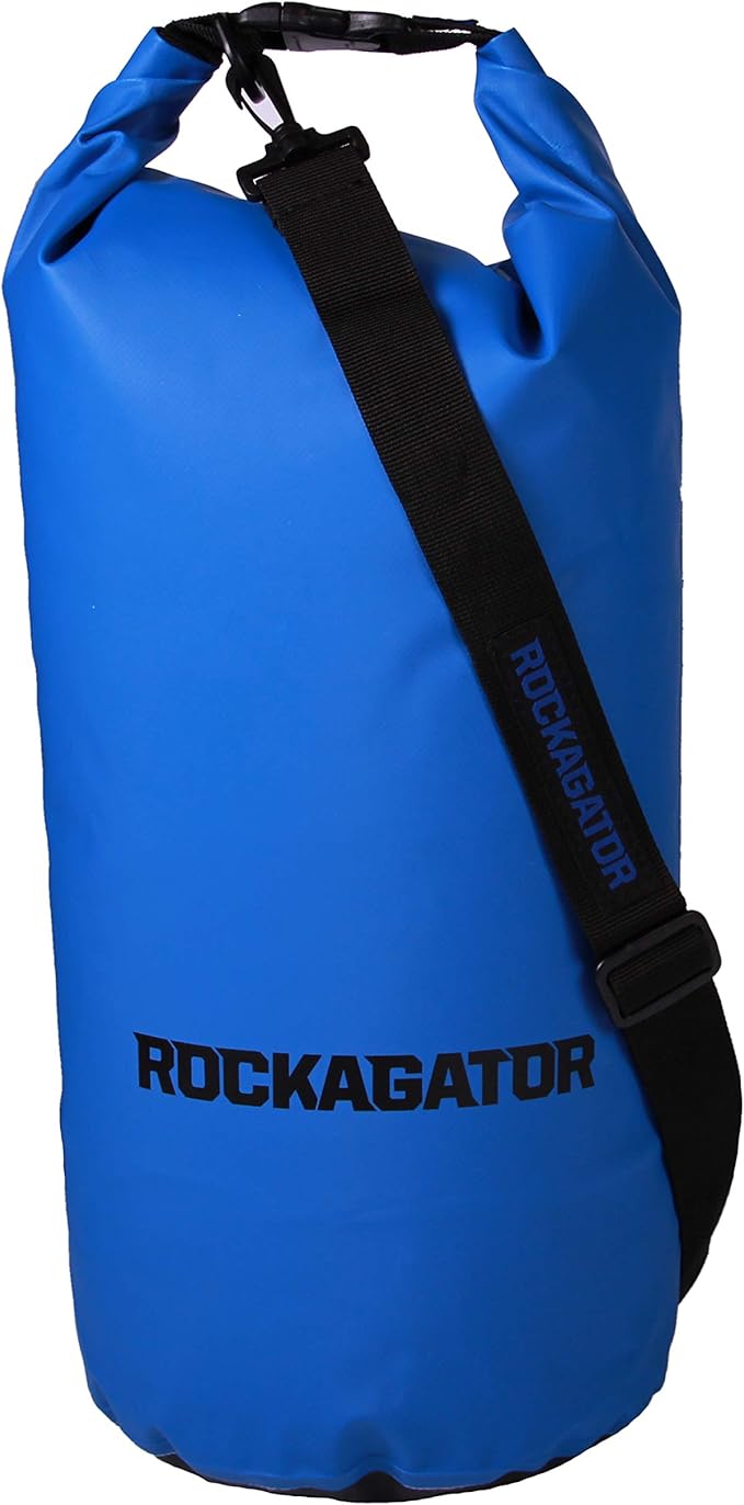 Rockagator Waterproof Dry Bags 100% Water Proof Dry Bag with Detachable Shoulder Strap | Can Be Submersed in Water and Will Keep Your Gear Dry on the River Lake Raft Kayak (10L 20L 30L 50L)