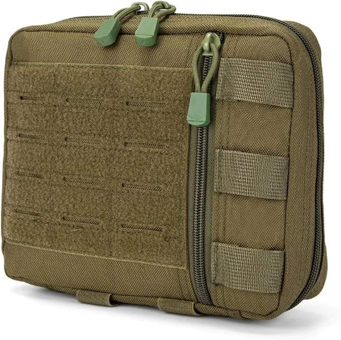 Tactical IFAK Micro Trauma Pouch Utility Laser Cut EDC Molle Tool Pouch Bag Horizontal Modular for Outdoor Activities