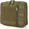 Tactical IFAK Micro Trauma Pouch Utility Laser Cut EDC Molle Tool Pouch Bag Horizontal Modular for Outdoor Activities