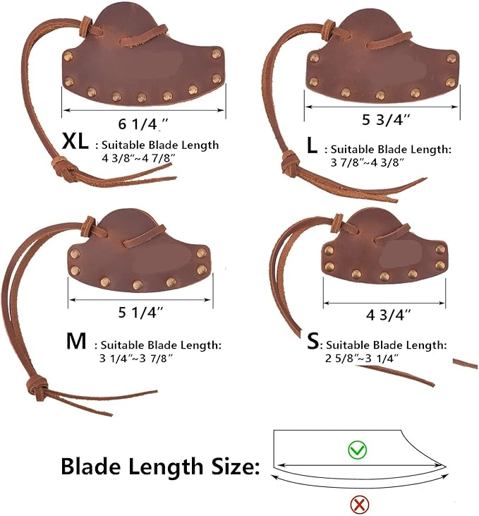 PU Leather Axe Blade Sheath Protective Axe Head Cover Hatchet Cover Protector for Outdoor Camping Blade Protection